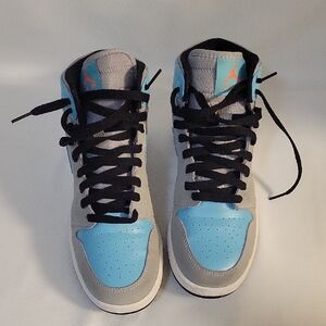 Nike Kids Sneakers - Blue and Gray